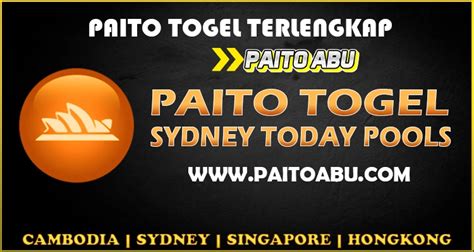 Data Keluaran Togel Sydney Night Terupdate .